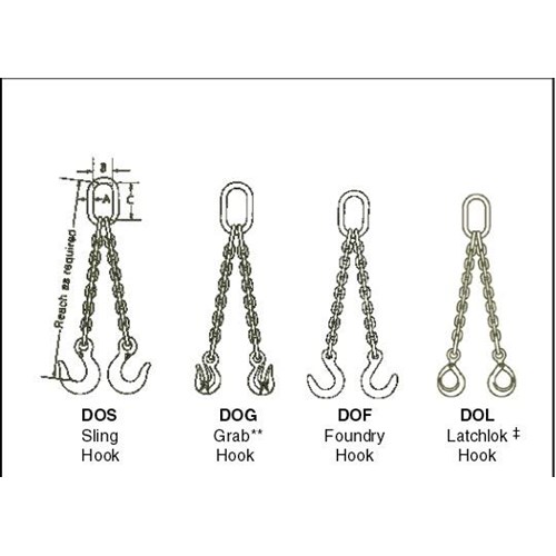 LiftAlloy Double Chain Slings | AAA Tool and Supply